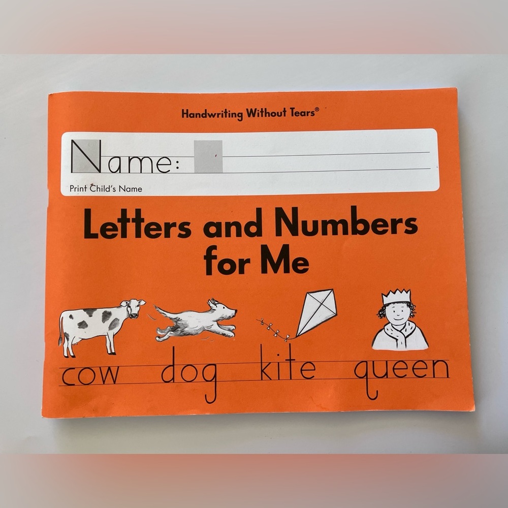 Handwriting Without Tears Kindergarten Workbook - Letters and Numbers For Me